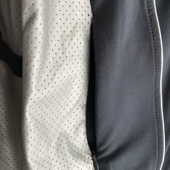 Like New BCBG MaxAzria Athleisure Two-Tone Stretch Jeweled Athletics Jacket - Picture 7 of 7